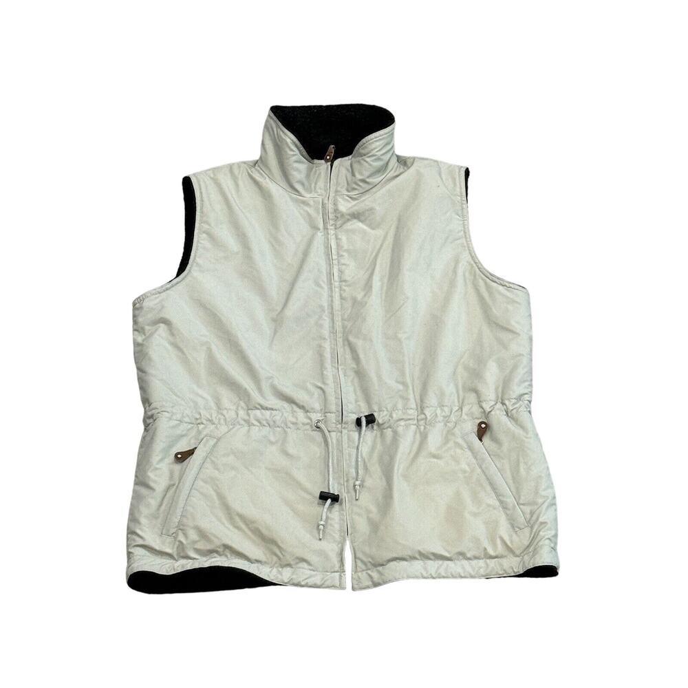 SNOW LION Reversible Full Zip Vest Womenβs Size Medium